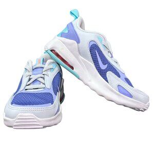 Nike Air Max Bolt PSE Kids Sneakers Size 12C Blue/White/Teal Breathable